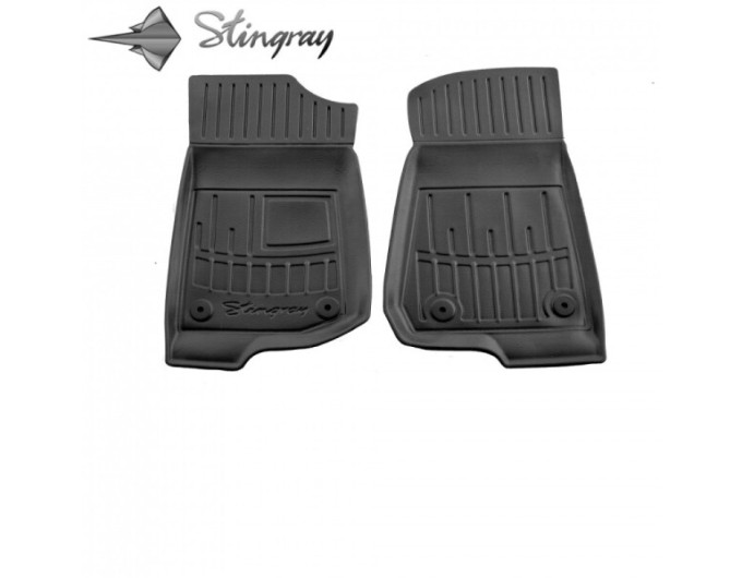 Jeep Wrangler (JL) (5 doors) (2018-...) комплект 3D ковриков с 2 штук (Stingray), цена: 1 137 грн.