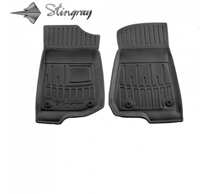 Jeep Wrangler (JL) (3 doors) (2018-...) комплект 3D килимків з 2 штук (Stingray), ціна: 786 грн.
