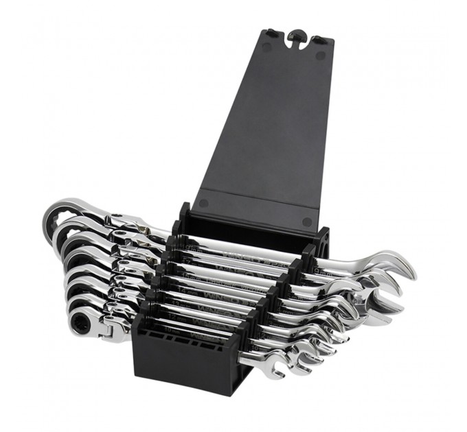Набор ключей Winso PRO комбинированные с трещоткой и карданом CR-V 8шт (8-10-12-13-14-15-17-19мм), цена: 1 627 грн.