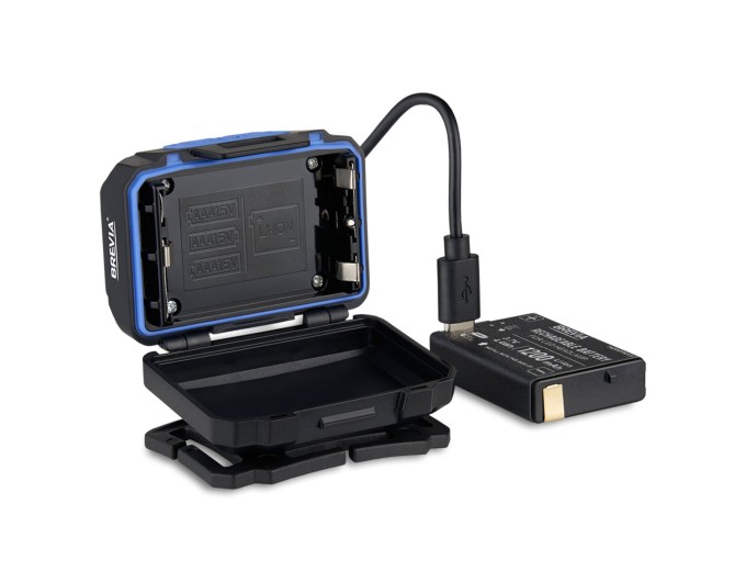 Фонарь налобный Brevia 500Lm, 3W CREE XPG+COB, 1200mAh/3xAAA, с сенсором белый/красный, цена: 999 грн.