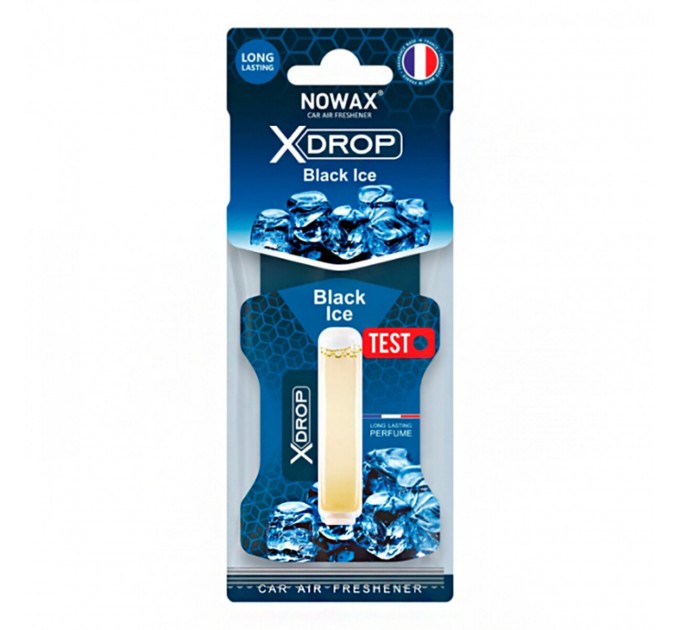 Ароматизатор целюлозний з капсулою Nowax серія X Drop - Black ice, ціна: 63 грн.
