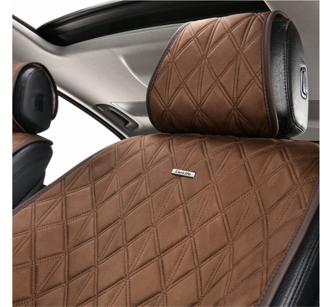 Комплект преміум накидок для сидінь CarLife Nitro, coffee, ціна: 4 734 грн.