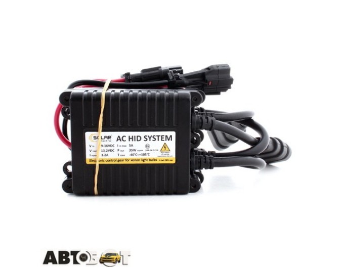 Комплект ксенону SOLAR H1 5000K 35W Ballast 4150, ціна: 1 490 грн.