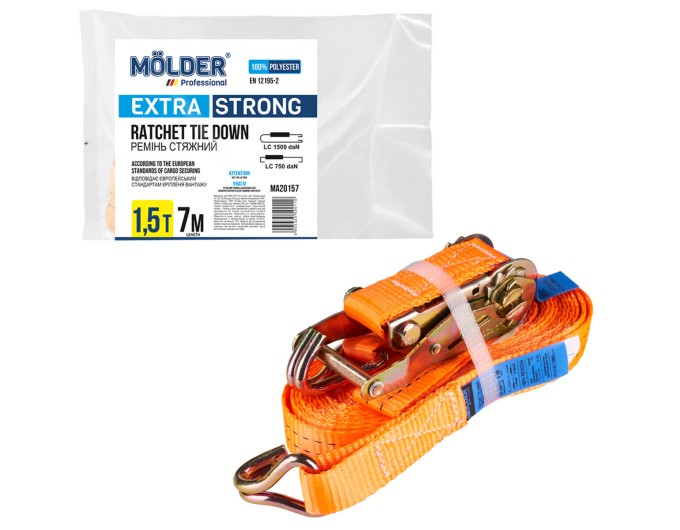 Стяжной ремень Molder 1,5т, 7м, цена: 347 грн.