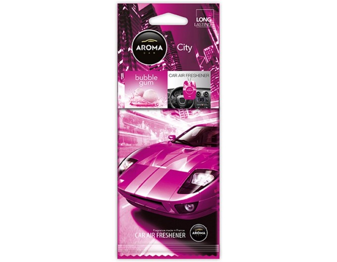 Ароматизатор Aroma Car City Card Bubble Gum сухой, цена: 51 грн.