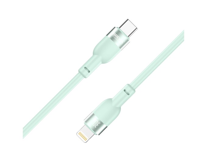 Кабель Brevia Type-C to Lightning 30W 1,2м, м'ятний box, ціна: 216 грн.