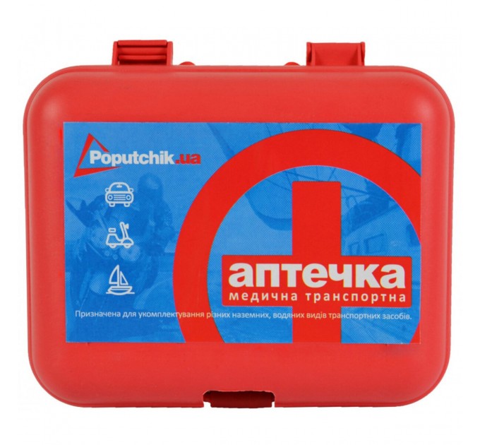 Аптечка медицинская транспортная-3, согласно ТУ, пластиковый футляр, цена: 238 грн.