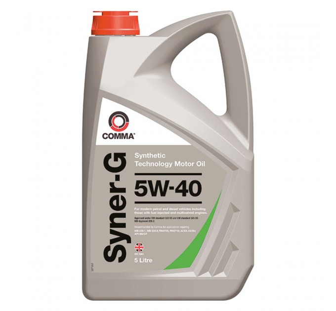 Моторное масло Comma Syner-G 5W-40 5л, цена: 2 317 грн.