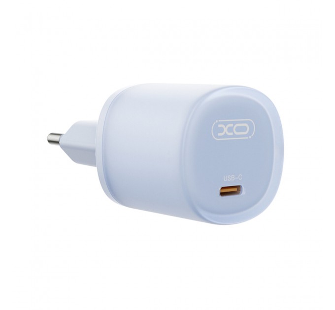 Сетевое зарядное устройство XO L143 PD20W Single USB-C Charger синий, цена: 189 грн.
