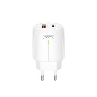 Сетевое зарядное устройство XO L114 PD20W/QC18W белый