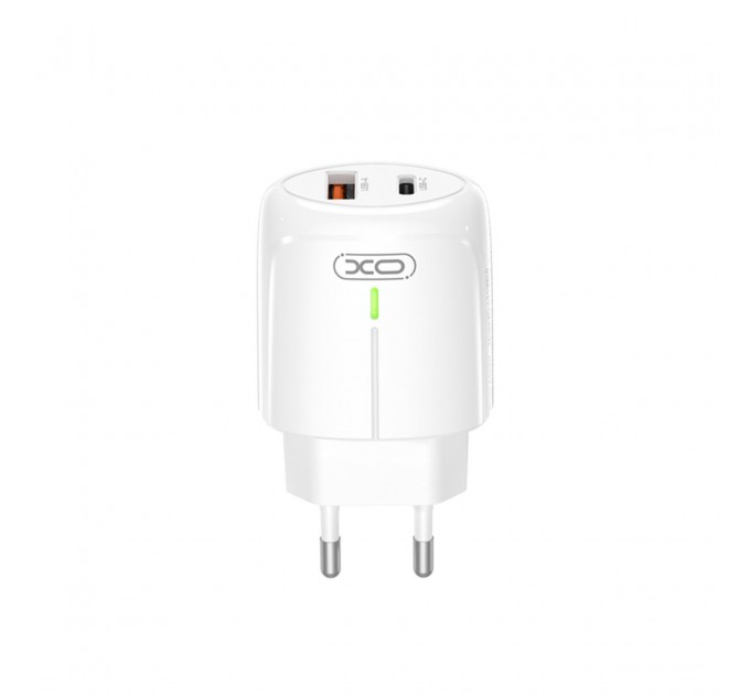 Сетевое зарядное устройство XO L114 PD20W/QC18W белый, цена: 219 грн.