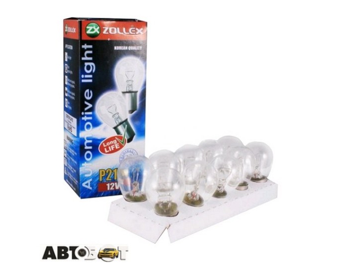 Лампа розжарювання Zollex P21W 12V 8624 (1 шт.), ціна: 28 грн.