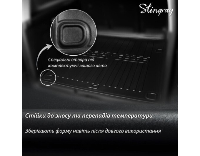Nissan Tiida (C11) (2004–2011) комплект 3D килимків з 4 штук (Stingray), ціна: 1 870 грн.