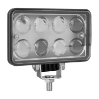 Фара світлодіодна Brevia Epistar 4D Spot 10-30V, 24W (8x3W), 1320Lm, 1шт