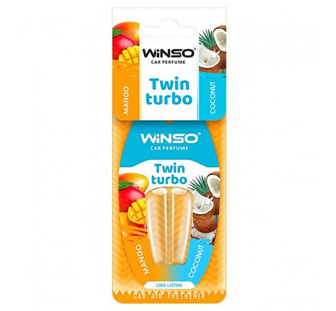 Ароматизатор з подвійною капсулою Winso Twin Turbo - Mango & Coconut, ціна: 76 грн.