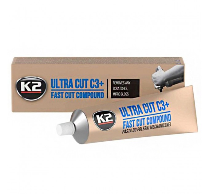 Паста для полірування кузова K2 Ultra Cut С3+ 100г, ціна: 200 грн.