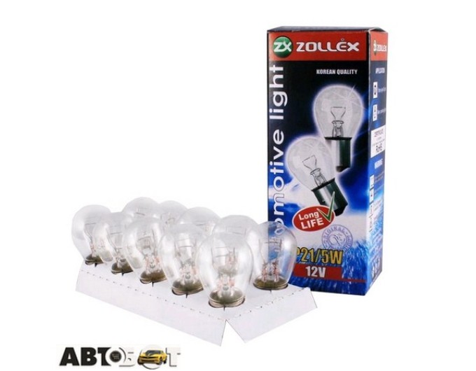 Лампа накаливания Zollex P21/5W 12V 8724 (1 шт.), цена: 28 грн.