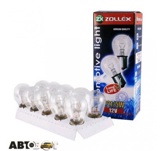  Лампа накаливания Zollex P21/5W 12V 8724 (1 шт.)