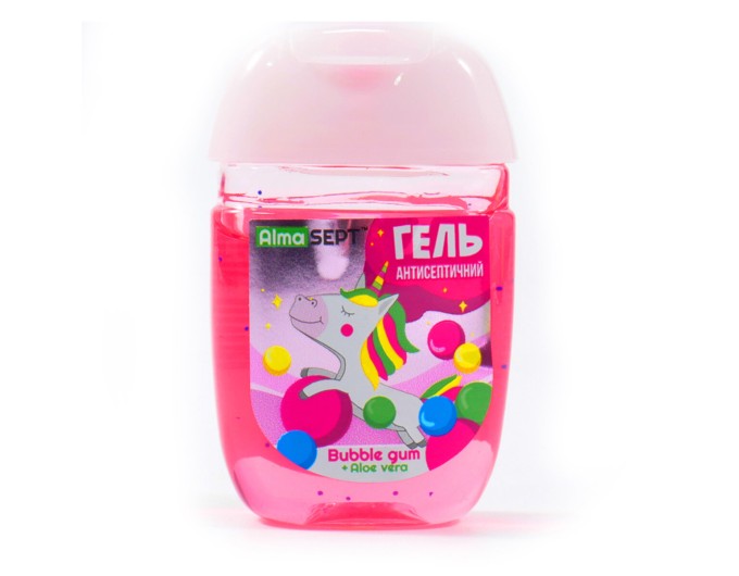 Антисептичний гель Alma Sept для рук Jungle Bubble gum 40мл, ціна: 42 грн.