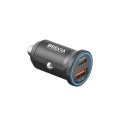 Автомобильное зарядное устройство Brevia ePower DualChargeLED 38W 1xUSB-C+1xUSB-A черный, цена: 468 грн.