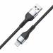 Кабель Winso Pro USB to Lightning TPE+плетение 1м черный, цена: 105 грн.