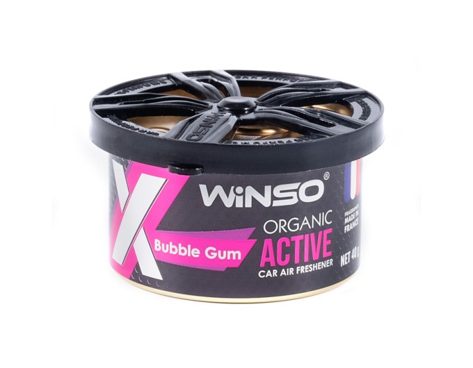 Ароматизатор Winso X Active Organic Bubble Gum гелевый 40г, цена: 152 грн.