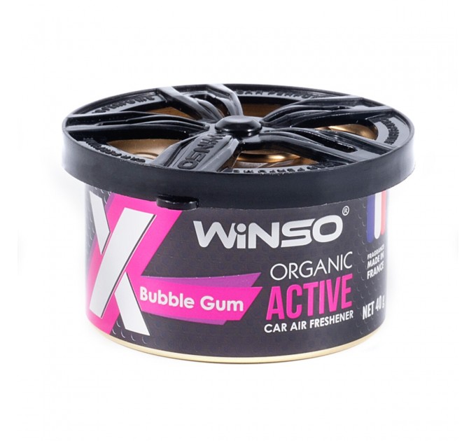 Ароматизатор Winso X Active Organic Bubble Gum гелевий 40г, ціна: 142 грн.