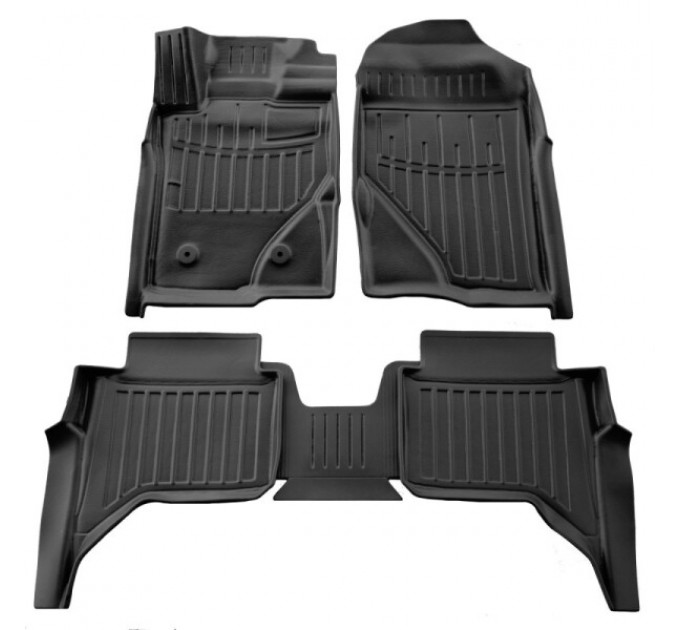 Ford Ranger (P703) (2022-...) комплект 3D ковриков с 5 штук (Stingray), цена: 1 870 грн.