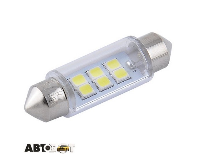 LED лампа SOLAR SV8.5 T11x39 12V 6SMD 2835 white SL1351 (2 шт.), ціна: 58 грн.