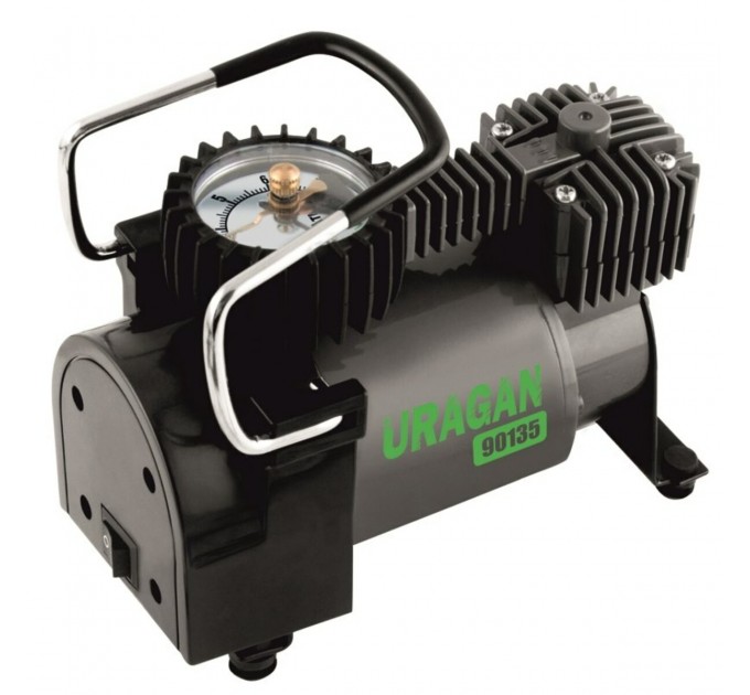 Компресор автомобільний Uragan 7Атм 37л/хв 170Вт з автостопом, ціна: 1 119 грн.