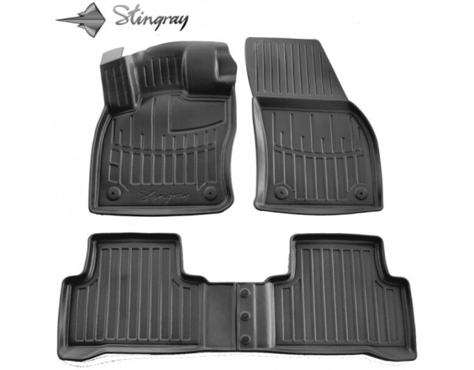 Volkswagen Touran II (2015-...) комплект 3D ковриков с 4 штук (Stingray), цена: 1 870 грн.