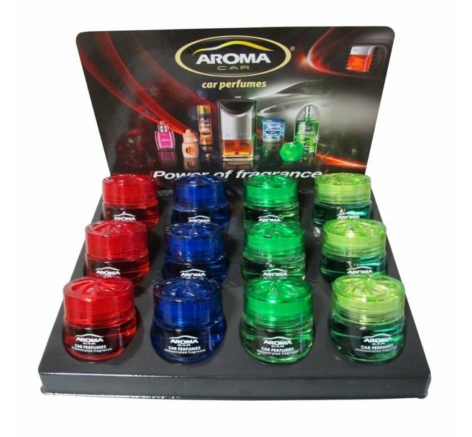 Дисплей Aroma Car Gel мікс, 12шт, ціна: 2 934 грн.