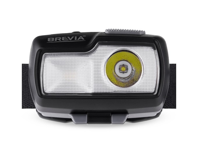 Фонарь налобный Brevia 470Lm, 4 режимы, 2xAA, IP64, цена: 1 089 грн.