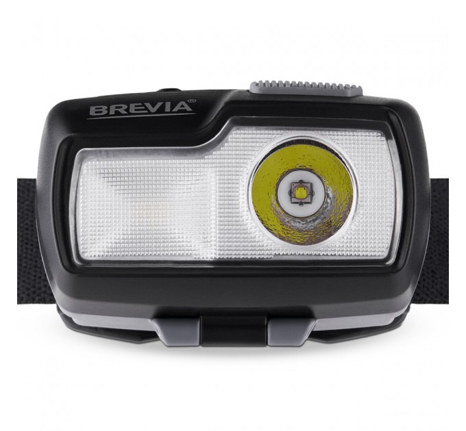 Фонарь налобный Brevia 470Lm, 4 режимы, 2xAA, IP64, цена: 1 089 грн.