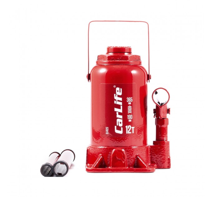 Домкрат гідравлічний пляшковий CarLife 12т 190-365мм, ціна: 1 303 грн.