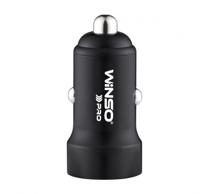 Автомобильное зарядное устройство Winso Pro 40W 2xUSB-C LED Ring Metal, цена: 452 грн.