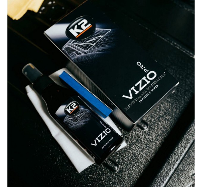 Засіб для скла антидощ з аплікатором та мікрофіброю професійний K2 Vizio Pro 150мл, ціна: 355 грн.