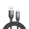 Кабель Brevia USB to Lightning 2,4А 1м, чорний ZIP, ціна: 147 грн.