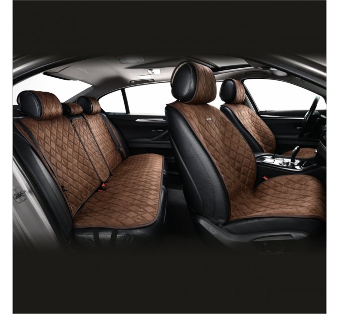 Комплект преміум накидок для сидінь CarLife Nitro, coffee, ціна: 4 734 грн.