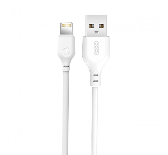Кабель XO USB to Lightning 2,1А 1м белый, цена: 49 грн.
