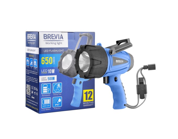 Ліхтар інспекційний Brevia LED 500М 10W LED 650lm 4400mAh, microUSB, ціна: 1 330 грн.