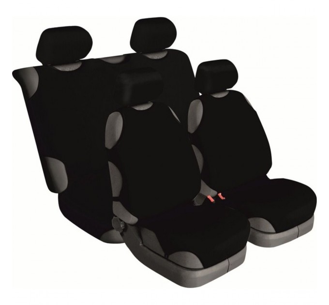Майки універсал Beltex Cotton чорний на 4 сидіння, без підголівників, ціна: 1 291 грн.