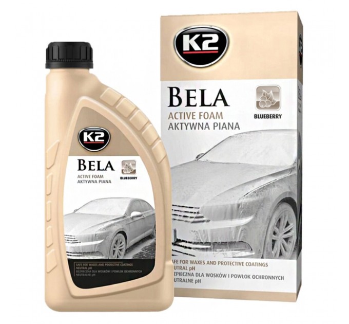 Активная пена K2 Bela Blueberry для бесконтактной мойки концентрат голубика 1л, цена: 289 грн.
