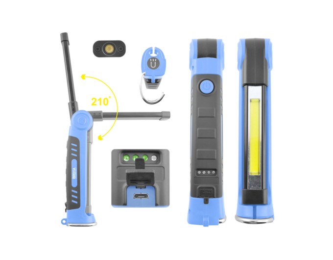 Ліхтар інспекційний Brevia LED Ultra-slim 3W COB+1W LED 300lm, 2000mAh, microUSB, ціна: 970 грн.