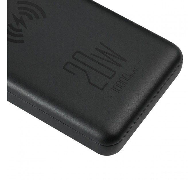 Повербанк (Power Bank) Brevia 10000mAh 20W Wireless Qi10W Li-Pol, LCD чорний, ціна: 699 грн.