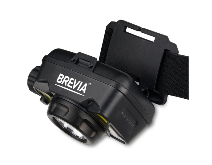 Фонарь налобный Brevia 600Lm, 3W CREE XPG+COB, 1200mAh/3xAAA, белый/красный, цена: 899 грн.