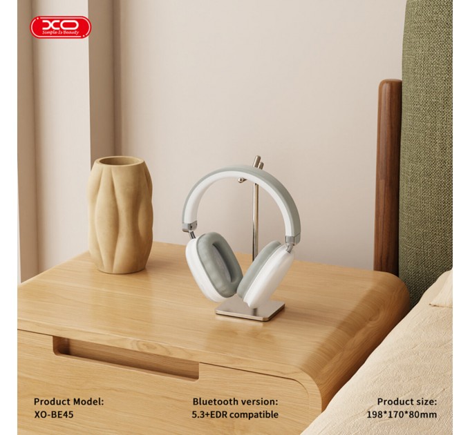 Беспроводные наушники XO BE45 Beiguo серебряные, цена: 539 грн.