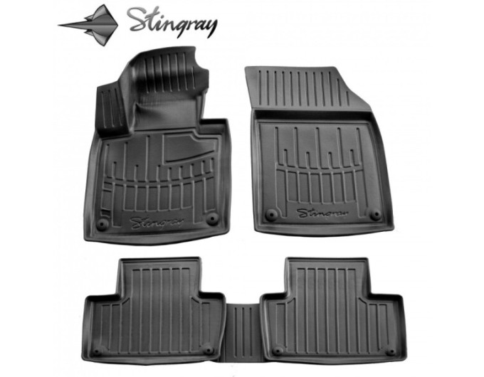 Volvo XC90 (2014-...) комплект 3D ковриков с 5 штук (Stingray), цена: 1 870 грн.