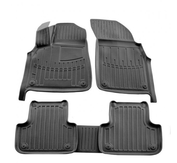 Audi Q8 (2018-...) комплект 3D килимків з 5 штук (Stingray), ціна: 1 870 грн.