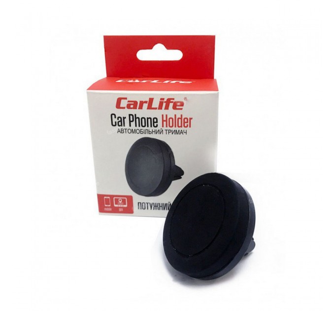 Тримач телефону автомобільний Carlife магнітний на дефлектор, ціна: 123 грн.